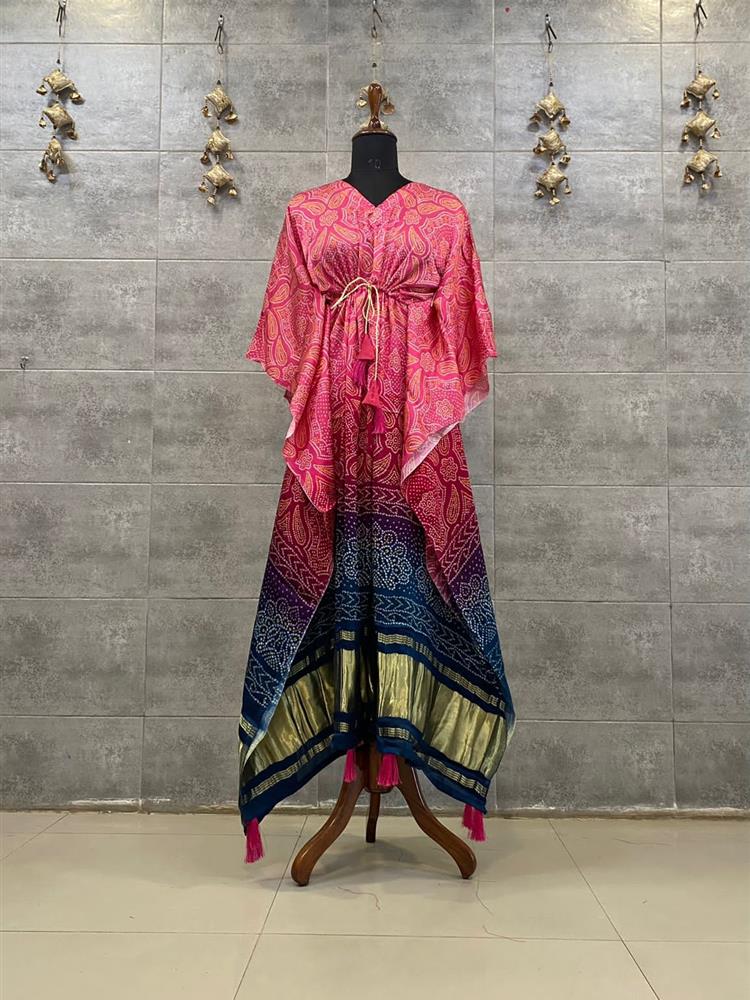 Gajji silk Kaftan
