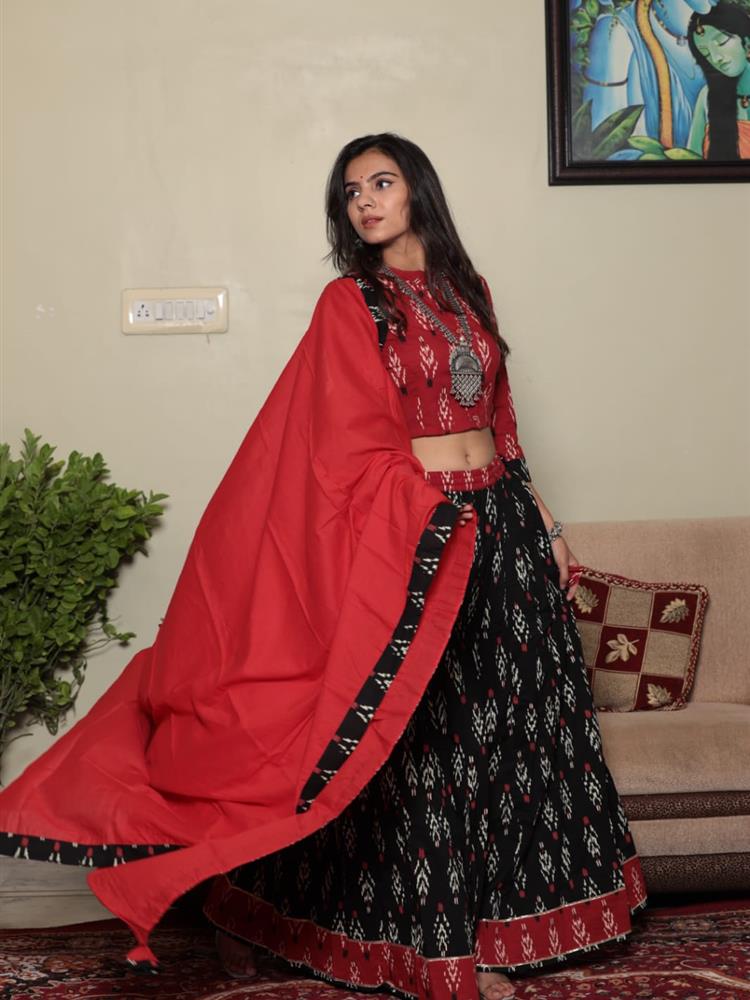 Bangru Print Lehngha