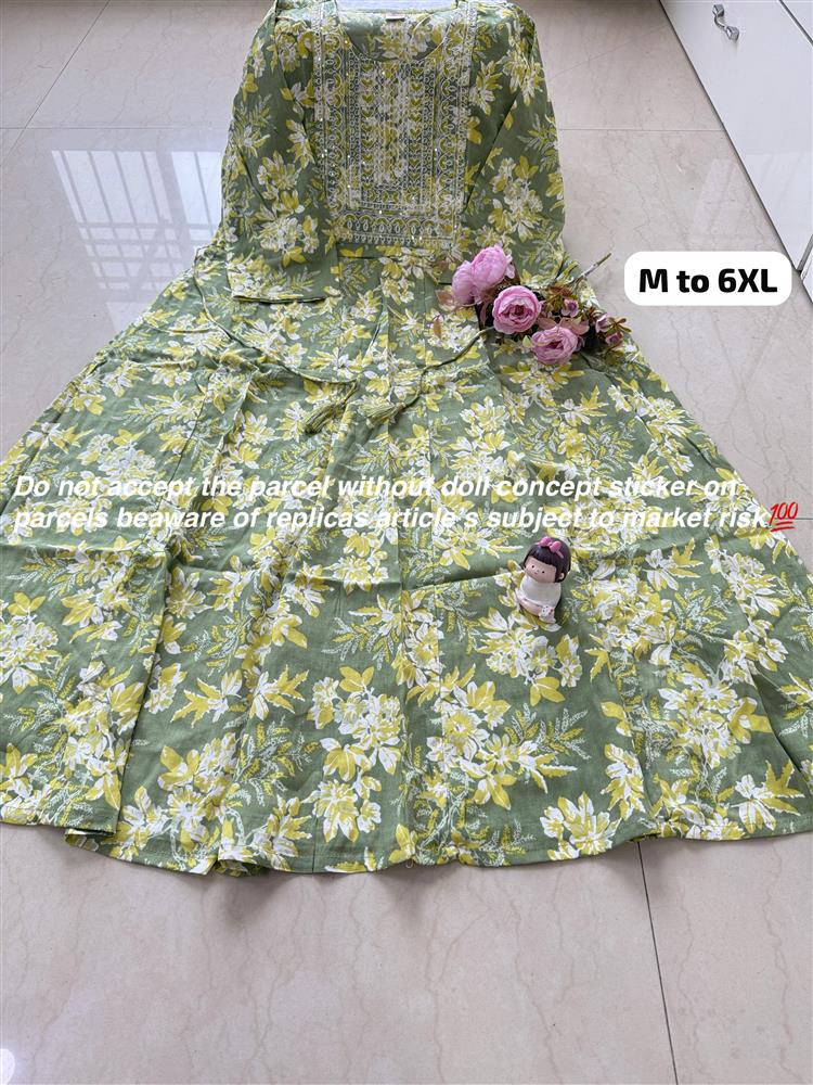 Plussize Anarkali Rayon Kurti 