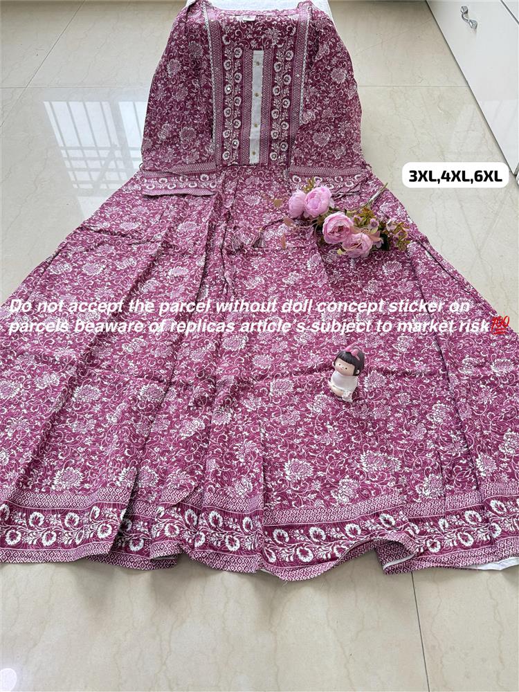 Plussize Anarkali Rayon Kurti 