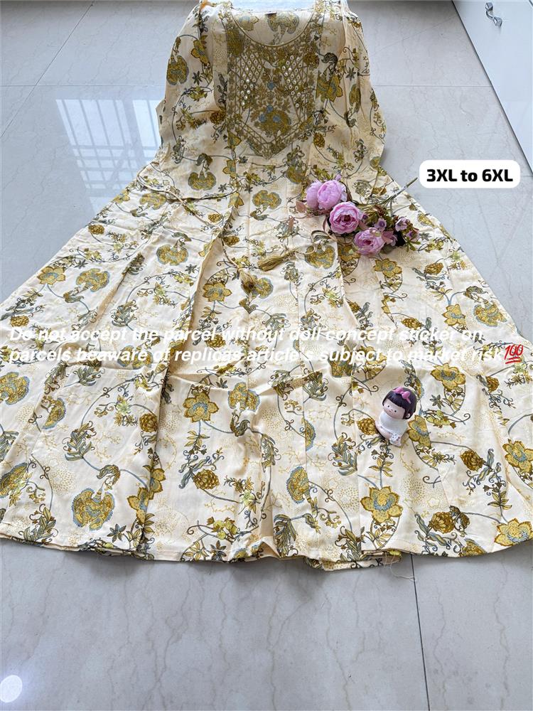 Plussize Anarkali Rayon Kurti 