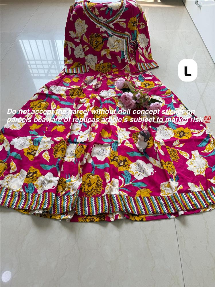 Plussize Anarkali Rayon Kurti 