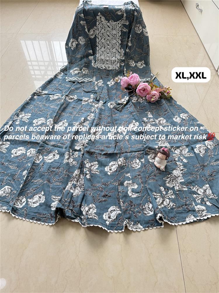 Plussize Anarkali Rayon Kurti 