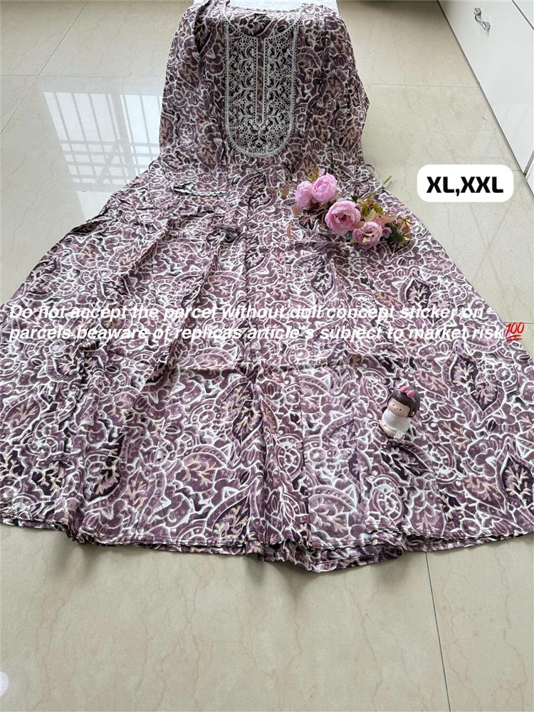 Plussize Anarkali Rayon Kurti 