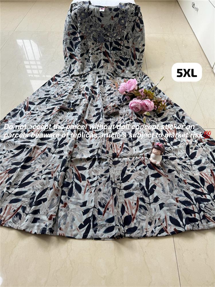 Plussize Anarkali Rayon Kurti 