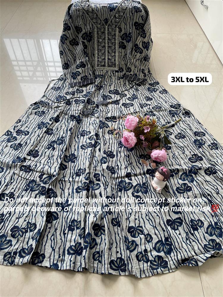 Plussize Anarkali Rayon Kurti 