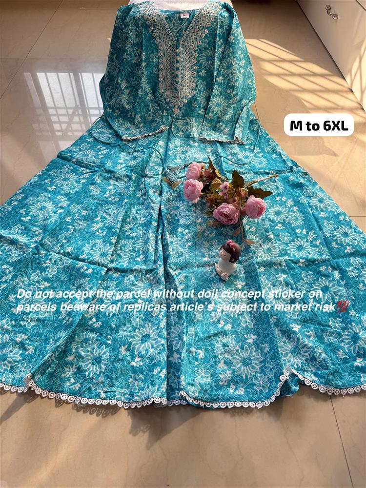 Plussize Anarkali Rayon Kurti 