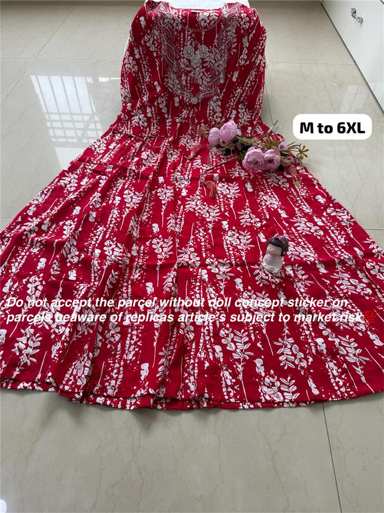 Plussize Anarkali Rayon Kurti 