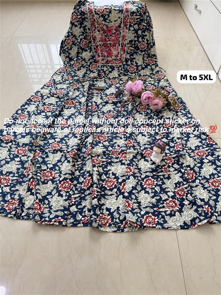 Plussize Anarkali Rayon Kurti 