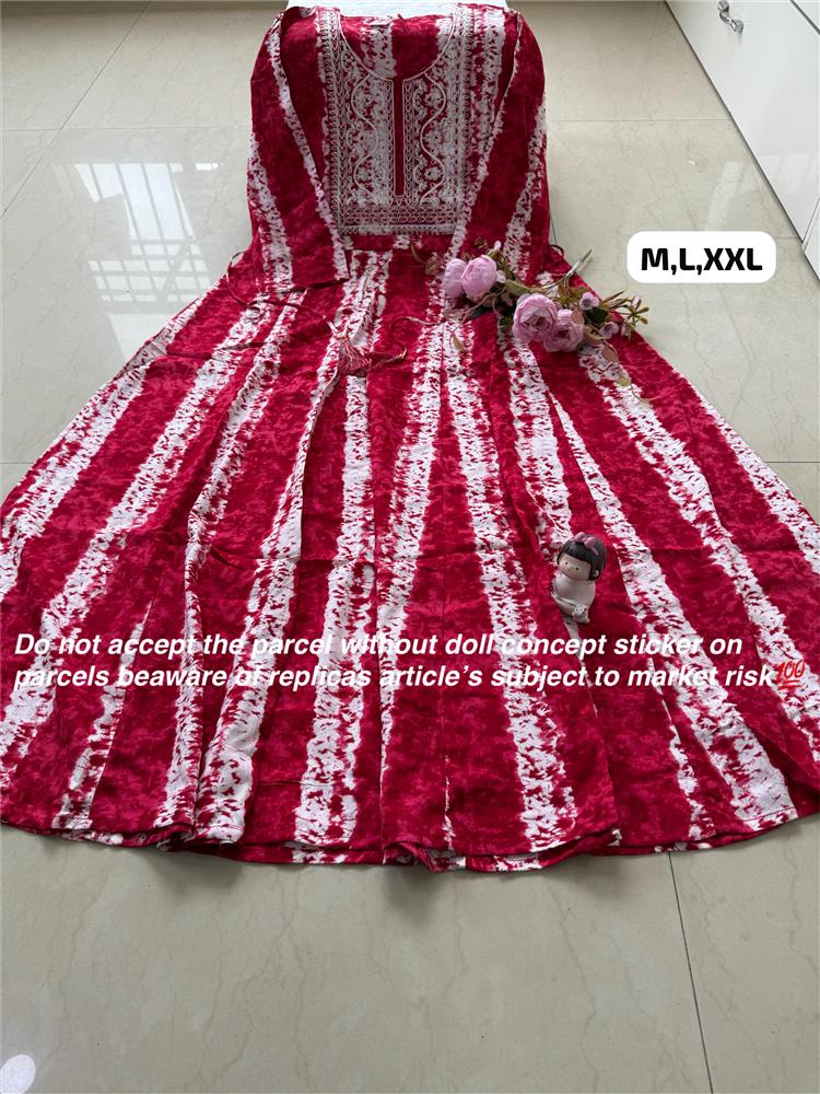 Plussize Anarkali Rayon Kurti 