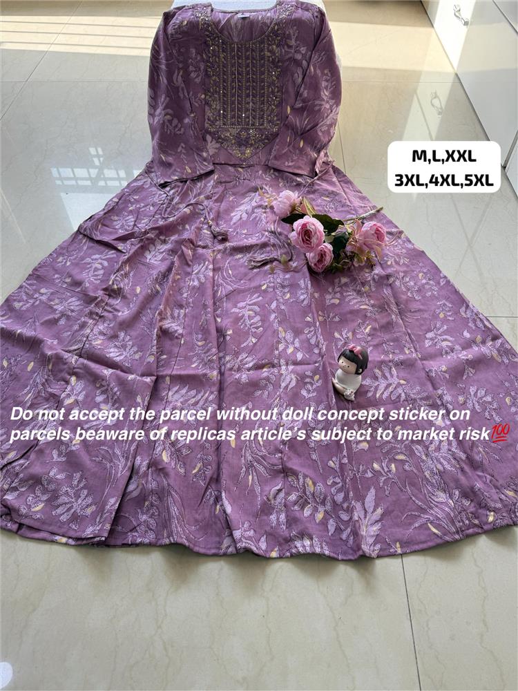 Plussize Anarkali Rayon Kurti 