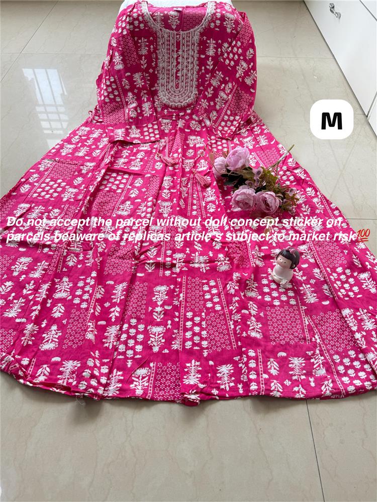 Plussize Anarkali Rayon Kurti 