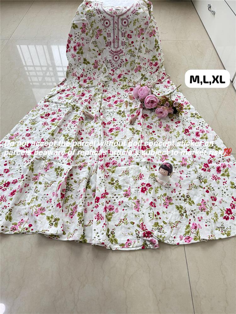 Plussize Anarkali Rayon Kurti 