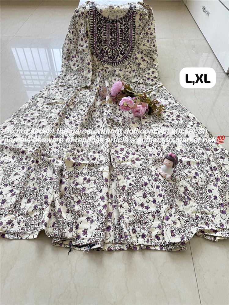 Plussize Anarkali Rayon Kurti 