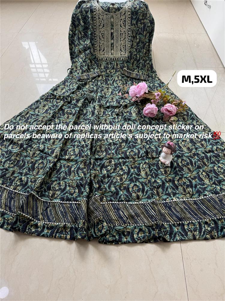 Plussize Anarkali Rayon Kurti 