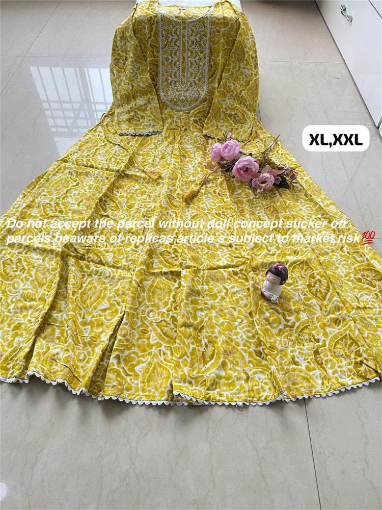 Plussize Anarkali Rayon Kurti 