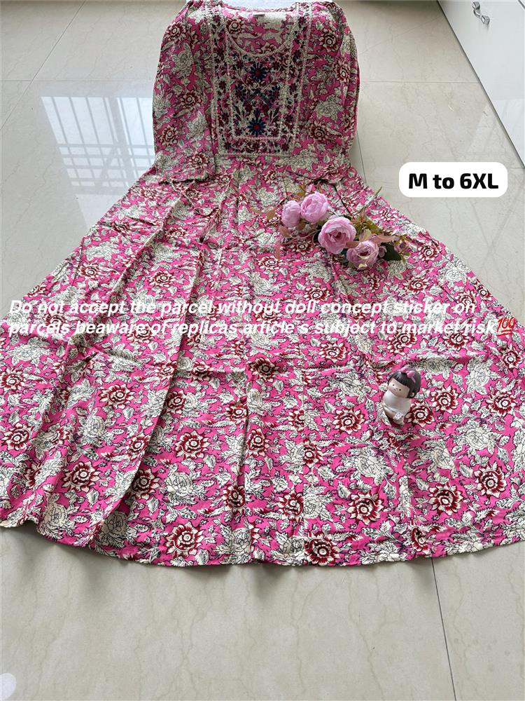 Plussize Anarkali Rayon Kurti 