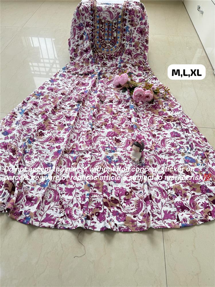 Plussize Anarkali Rayon Kurti 