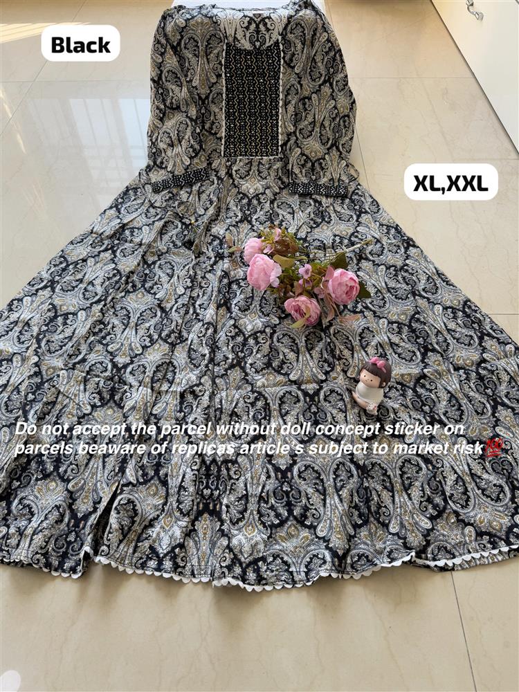 Plussize Anarkali Rayon Kurti 