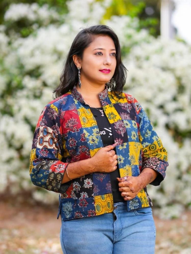 Ajrakh Handblock Print Jacket 