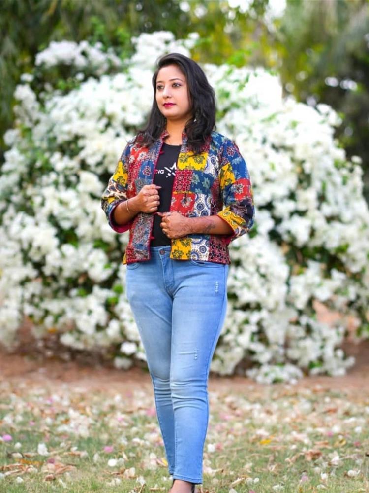 Ajrakh Handblock Print Jacket 