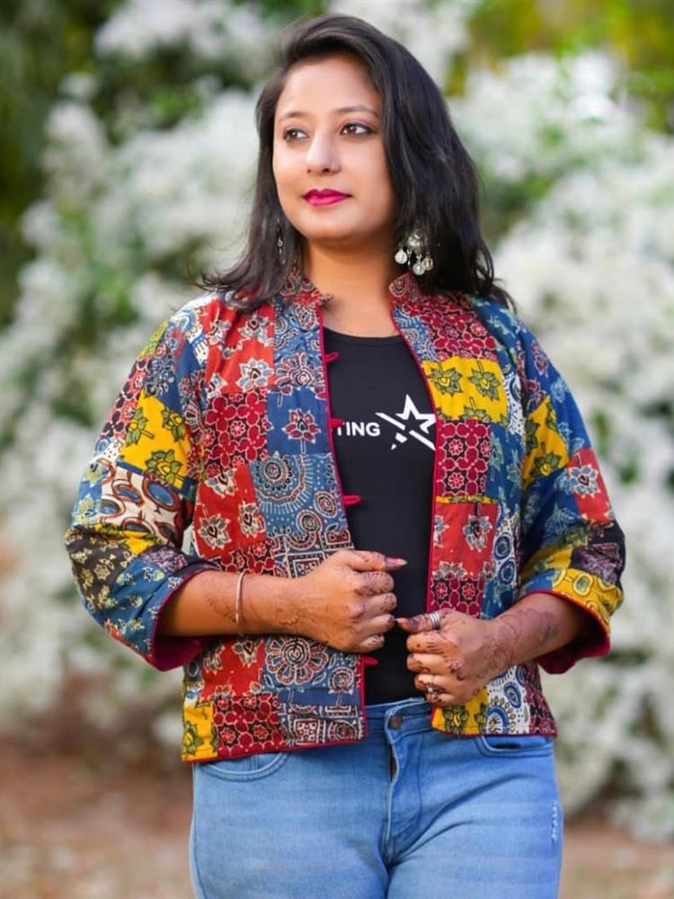 Ajrakh Handblock Print Jacket 