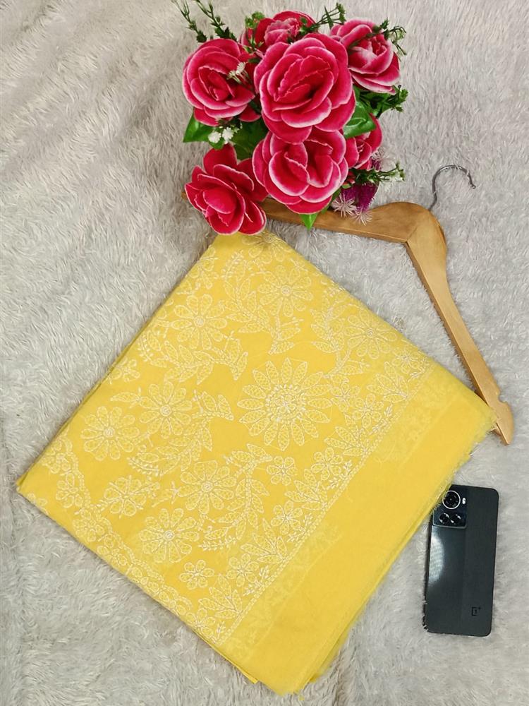 Chikankari Saree
