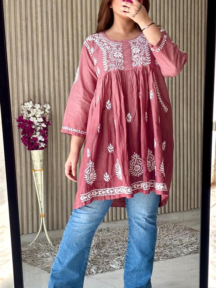 Chikankari Shorttop