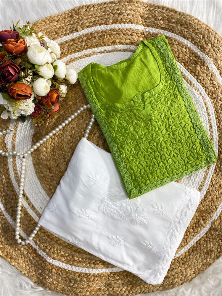 Handcrafted Chikankari Kurti 