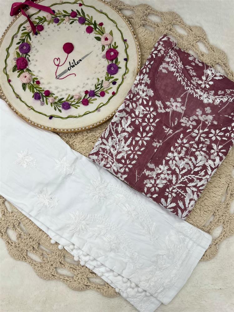 Summer Soft Chikankari Kurti