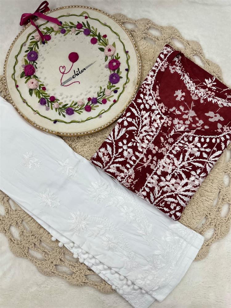 Summer Soft Chikankari Kurti