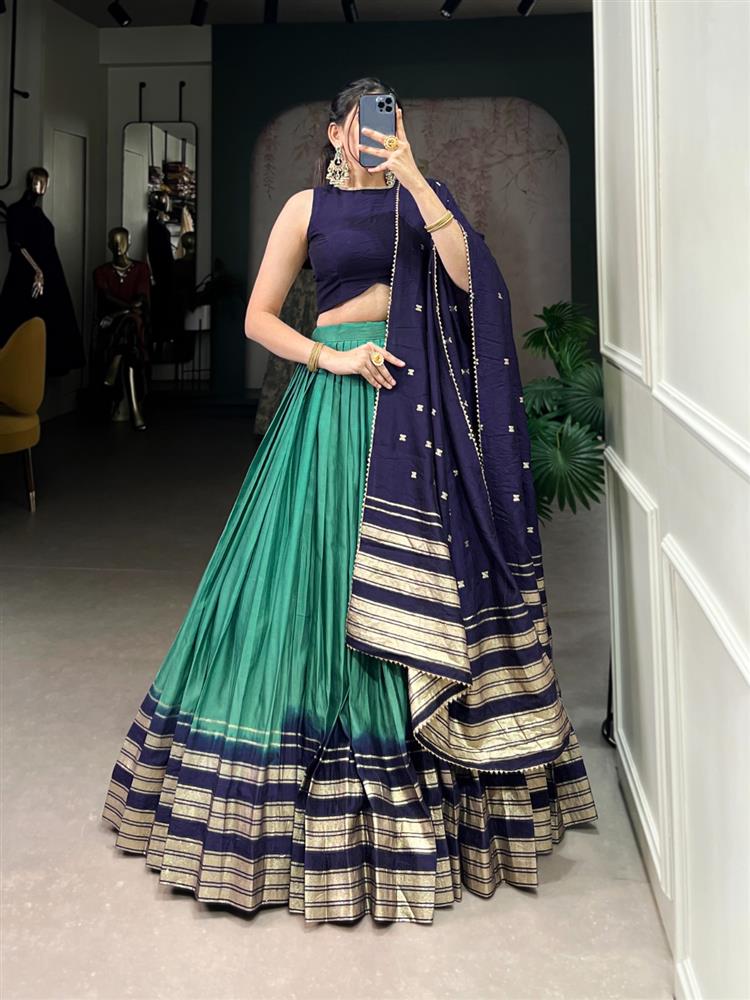 Half Saree South Style Lehngha 