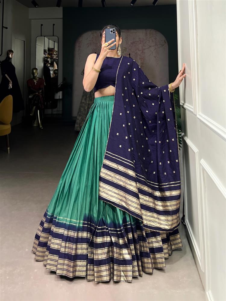 Half Saree South Style Lehngha 
