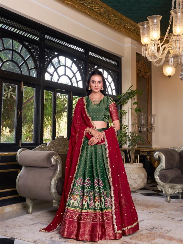 Half Saree South Style Lehngha 