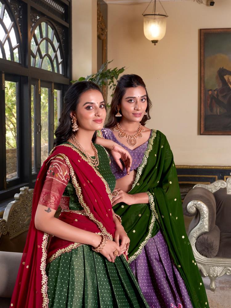 Half Saree South Style Lehngha 