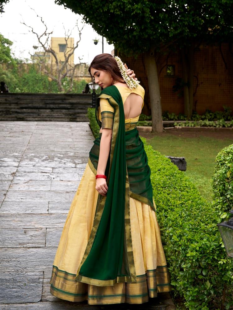 Half Saree South Style Lehngha 