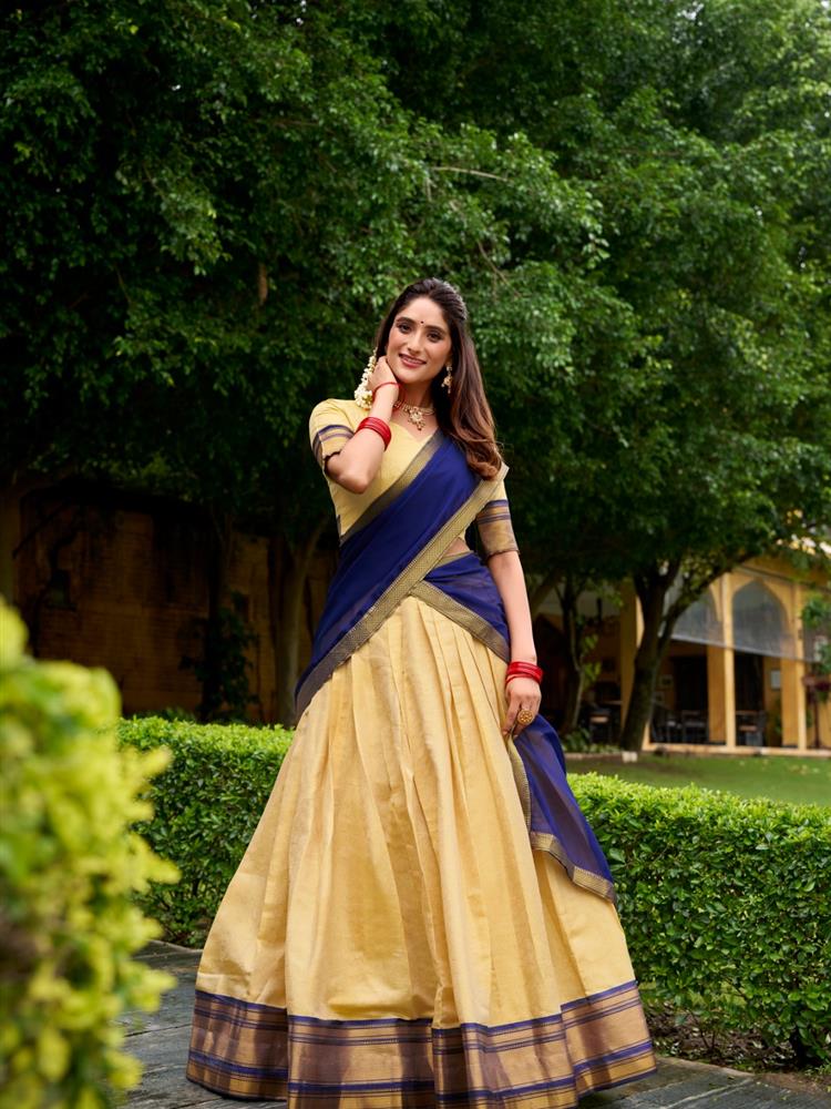 Half Saree South Style Lehngha 