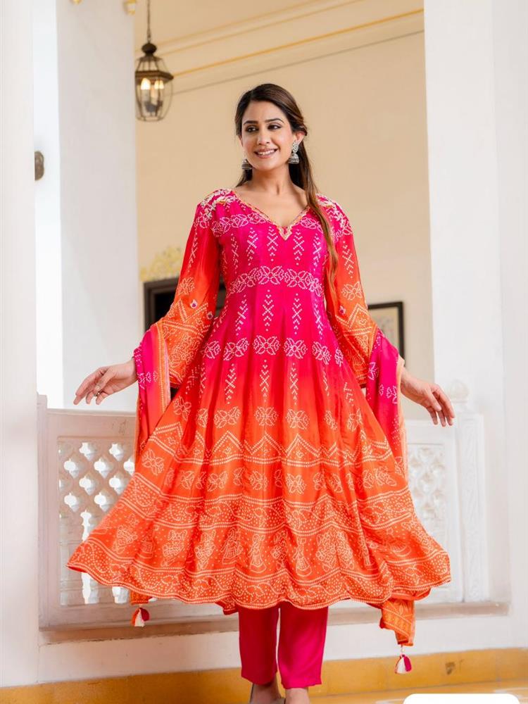 Natural Print 3 Pc Shuit 