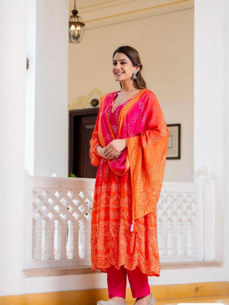 Natural Print 3 Pc Shuit 