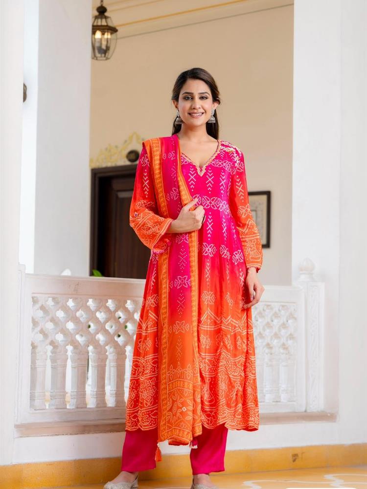 Natural Print 3 Pc Shuit 