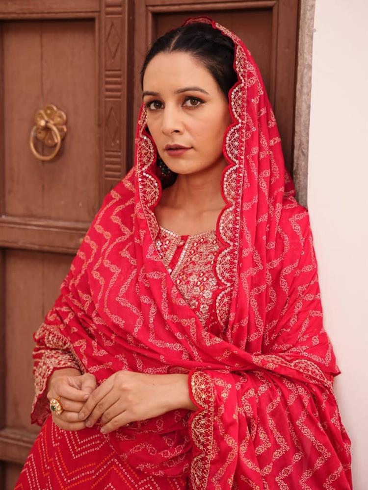 Beautiful Three Pc anarakali Shuit 