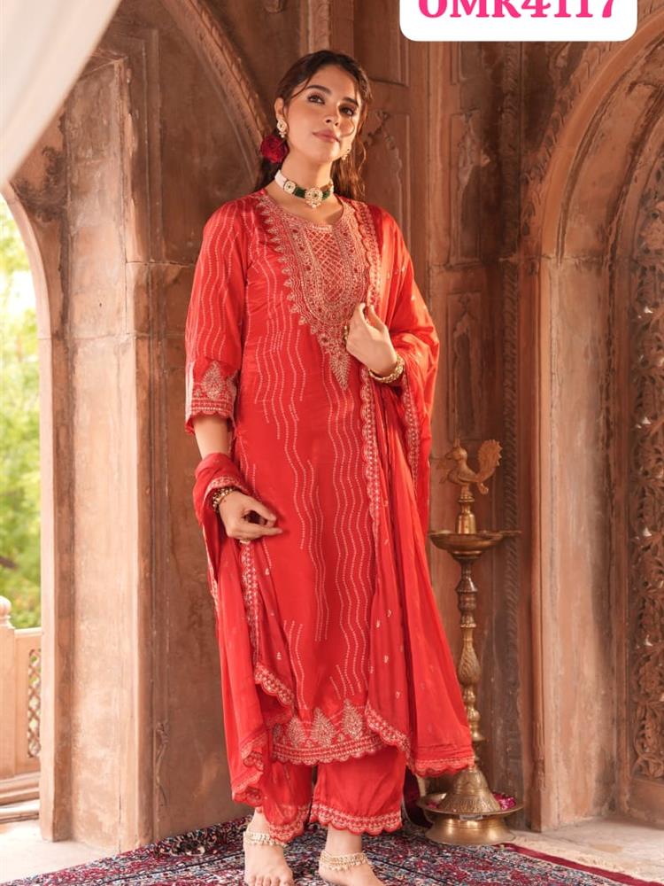 Beautiful Three Pc anarakali Shuit 