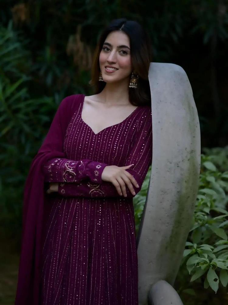 Kali Cut Anarkali Suit Set