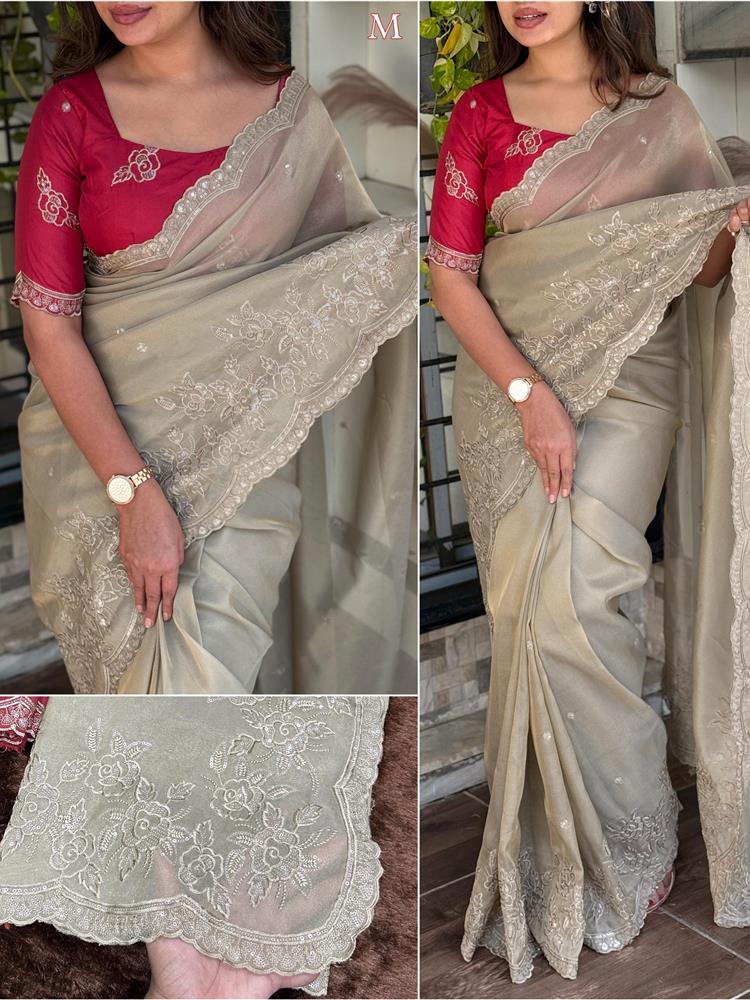 Organza Saree