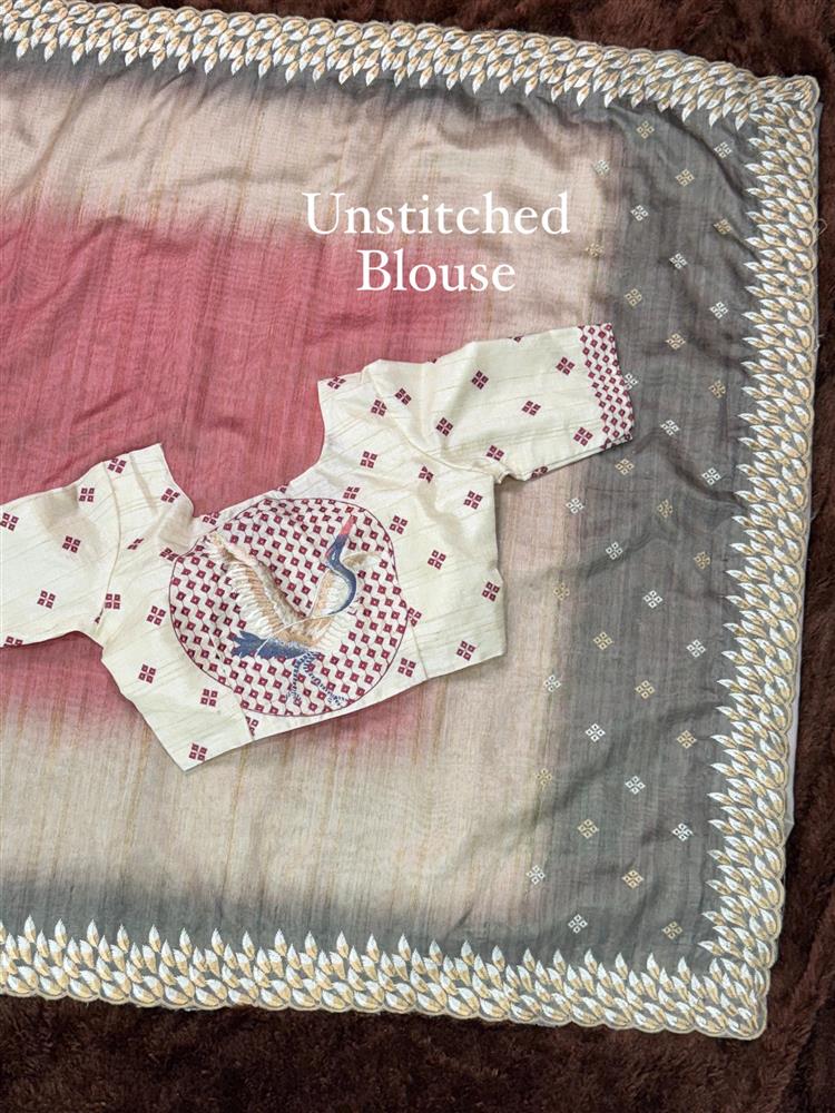 Tussar Silk Designer Saree