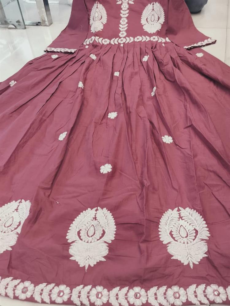 Cotton kurti pant dupatta setp