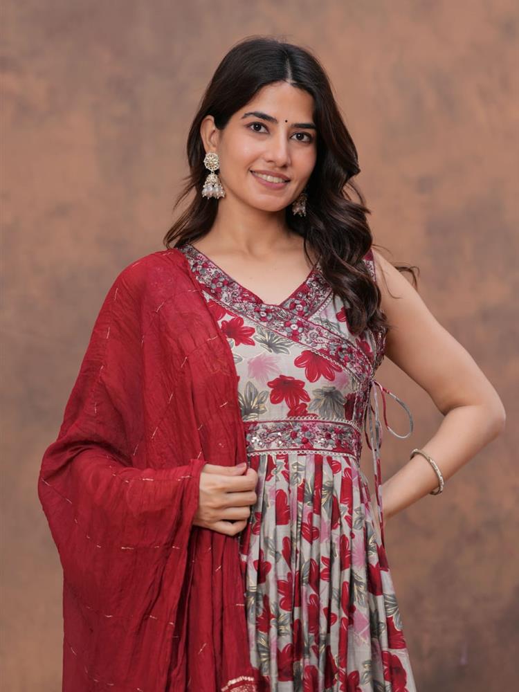 Muslin Kurti pant with Dupatta 