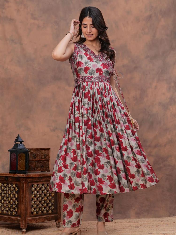 Muslin Kurti pant with Dupatta 