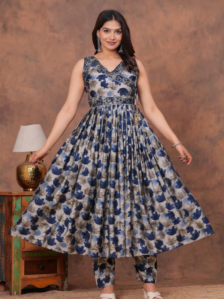 Muslin Kurti pant with Dupatta 