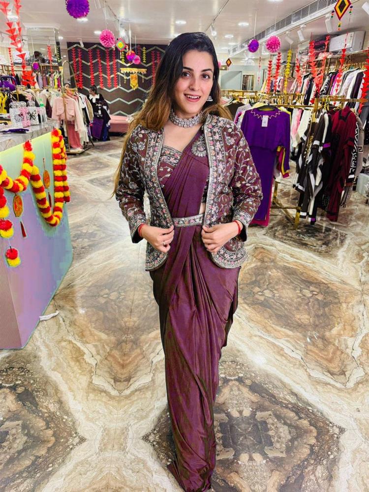 Beautiful Drap Saree with Jacket 